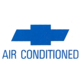 1967 Camaro Air Conditioning Window Decal Image