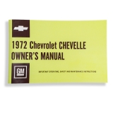 1972 Chevrolet Factory Owners Manual Image