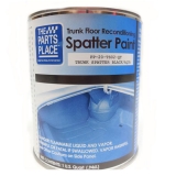 Trunk Reconditioning Spatter Paint; Black & Aqua Speckled; 1 Quart Image