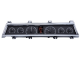 1966-1967 El Camino Dakota Digital HDX Instrument System - Black Alloy Gauge Face Image