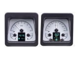 1969 Camaro Dakota Digital HDX Instrument System - Silver Alloy Gauge Face Image