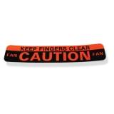 Caution Fan Decal