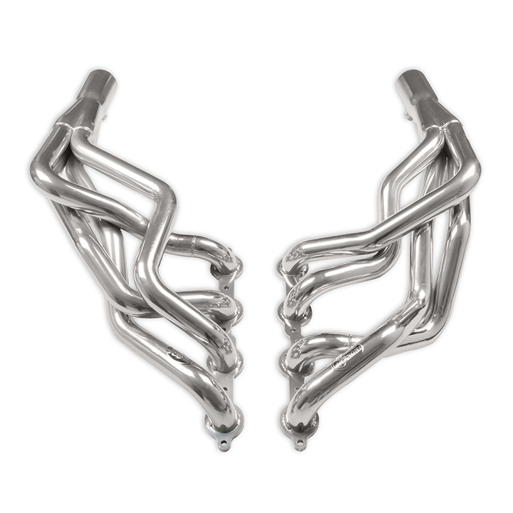 Hooker Competition Long Tube Headers, LS Swap, 1-3/4 In. Tube 3 In. Collector, Silver Ceramic: 70101507-1HKR