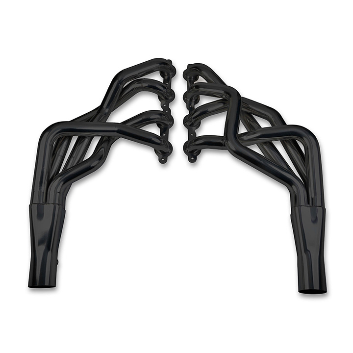 Hooker Competition Long Tube Headers, LS Swap, 1-3/4 In. Tube 3 In. Collector, Black Painted: 701015