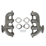 1978-1988 Cutlass Hooker LS Swap Natural Rear Dump Exhaust Manifold 2.5 Inch Outlet Image