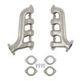 1978-1983 Malibu Hooker LT Swap Natural Stainless Steel Exhaust Manifold 2.5 Inch Outlet Image