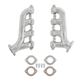 1962-1979 Nova Hooker LT Swap Polished Stainless Steel Exhaust Manifold 2.5 Inch Outlet Image