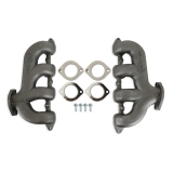 1970-1988 Monte Carlo Hooker LT Swap Natural Rear Dump Exhaust Manifold 2.5 Inch Outlet Image