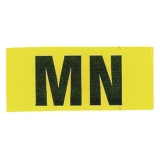 1969 Nova 427 4 Speed Valve Cover Decal, Code MN Image