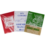 1971 Camaro Shop Manual Set Image