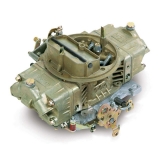 1964-1987 El Camino Holley 650 CFM Double Pumper Carburetor, Manual Choke, Gold Finish Image