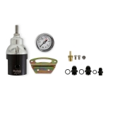 1978-1987 Regal Holley EFI Billet Bypass Fuel Pressure Regulator Kit, 8AN Image