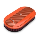 1967-1987 Camaro Holley Vintage Series Oval Air Cleaner, Factory Orange, 4in Premium Element Image