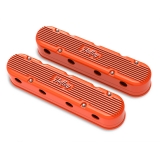 1964-1977 Chevelle Holley Vintage Series LS Valve Covers, Factory Orange: 241-173 Image
