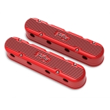 1967-2021 Camaro Holley Vintage Series LS Valve Covers, Gloss Red: 241-174 Image