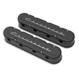 1978-1987 Regal Holley Chevrolet Script LS Valve Covers, Satin Black Image