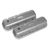 1964-1977 Chevelle Holley Vintage Series Valve Covers, Natural, BBC: 241-300 Image