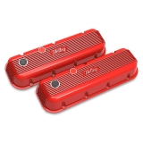 1962-1979 Nova Holley Vintage Series Valve Covers, Gloss Red, BBC Image