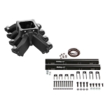 1970-1988 Monte Carlo Holley Single Plane EFI Split Design LS1/LS2/LS6 Intake Manifold, Black Image