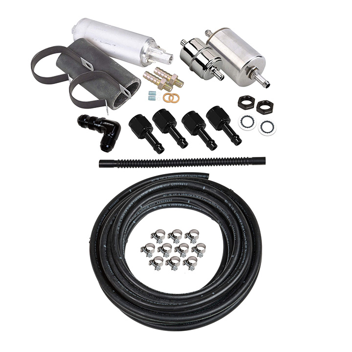 1962-2002 Chevrolet EFI Fuel System Kit 40 Feet With Return And Pump