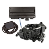 1978-1983 Malibu Holley EFI Terminator X Max Stealth 4150 - 4 Injectors - Black Image