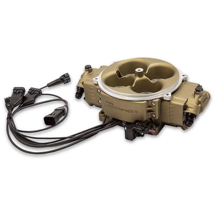 Holley Sniper EFI Stealth 4500 System 550-843 - Gold Finish Holley Sniper EFI Stealth 4500 System 550-843 - Gold Finish