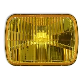 1979 Nova Holley RetroBright LED Headlight Yellow Lens 5 in. x 7 in. Rectangle, 5700K Bulb Image