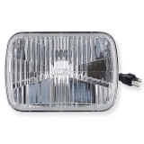 1979 Nova Holley RetroBright LED Headlight Modern White Lens 5 in. x 7 in. Rectangle, 5700K Bulb Image