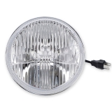 1968-1978 Nova Holley RetroBright LED Headlight Modern White Lens 7 in. Round, 5700K Bulb Image