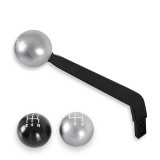 1978-1988 Cutlass Hurst Billet Shift Knob 4 Speed Matte Grey Image