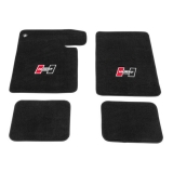 1964-1967 Chevelle Hurst Red Logo Floor Mat Kit Front & Rear Image