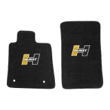 2016-2021 Camaro Hurst Gold Logo Front Floor Mat Kit Image