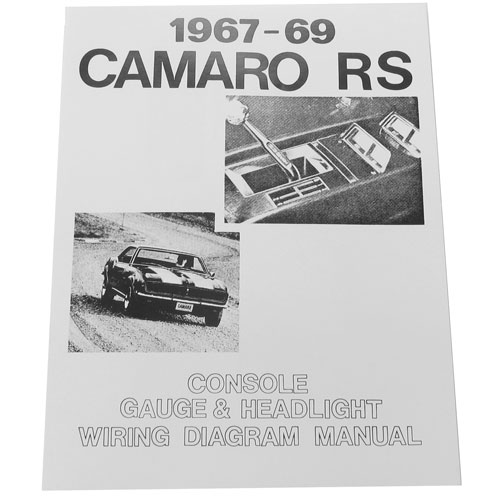 1967-1969 Camaro Rally Sport RS Wiring Diagram
