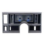 1984-1987 Regal, Regal & Grand National Dakota Digital VHX Instrument System, Carbon Fiber Faces, Blue Numbe Image