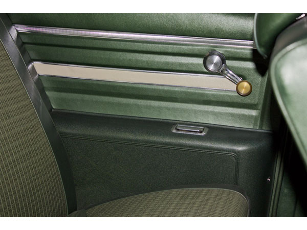 1965-1967 Chevelle Rear Arm Rest Piston Covers, Aqua