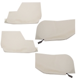 1968-1972 Chevelle Rear Arm Rest Piston Covers, White Image