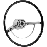 1966 El Camino OEM Style Steering Wheel, 15 Inch Black Image