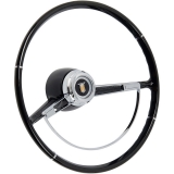 1965 Nova OEM Style Steering Wheel, 15 Inch Black Image