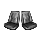 1969 Chevelle Pre-Assembled Bucket Seats, Black Image