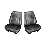 1970 Chevelle Pre-Assembled Bucket Seats, Black Image