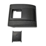 1967-1972 Camaro Plastic Standard Seat Belt Cover Black Image