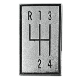 1966-1967 El Camino Console Shift Emblem Image