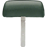 1969 Camaro Bucket Seat Headrests, Curved Bar, Dark Green M24 Image