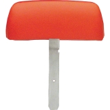 1969 Camaro Bucket Seat Headrests, Curved Bar, Hugger Orange M26 Image