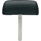 1969 Camaro Bucket Seat Headrests, Curved Bar, Black Image