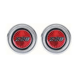 1977-1979 Camaro Red Z/28 Door Panel Emblems Image