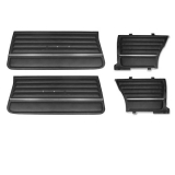 1965 Chevelle Coupe Door Panel Kit Black Image