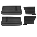 1967 Chevelle Coupe Door Panel Kit Black Image