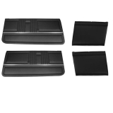 1967 Camaro Convertible Standard Door Panel Kit In Black Image