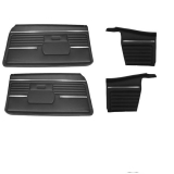 1968 Camaro Convertible Standard Door Panel Kit In Black Image